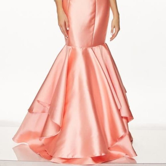 Two Piece Halter Neck Evening Dress JT631 - Picture 2 of 3